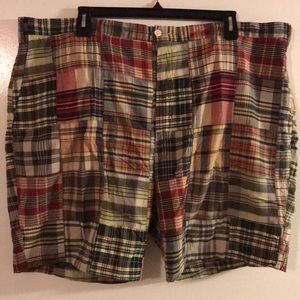 Men’s Polo Madras Shorts